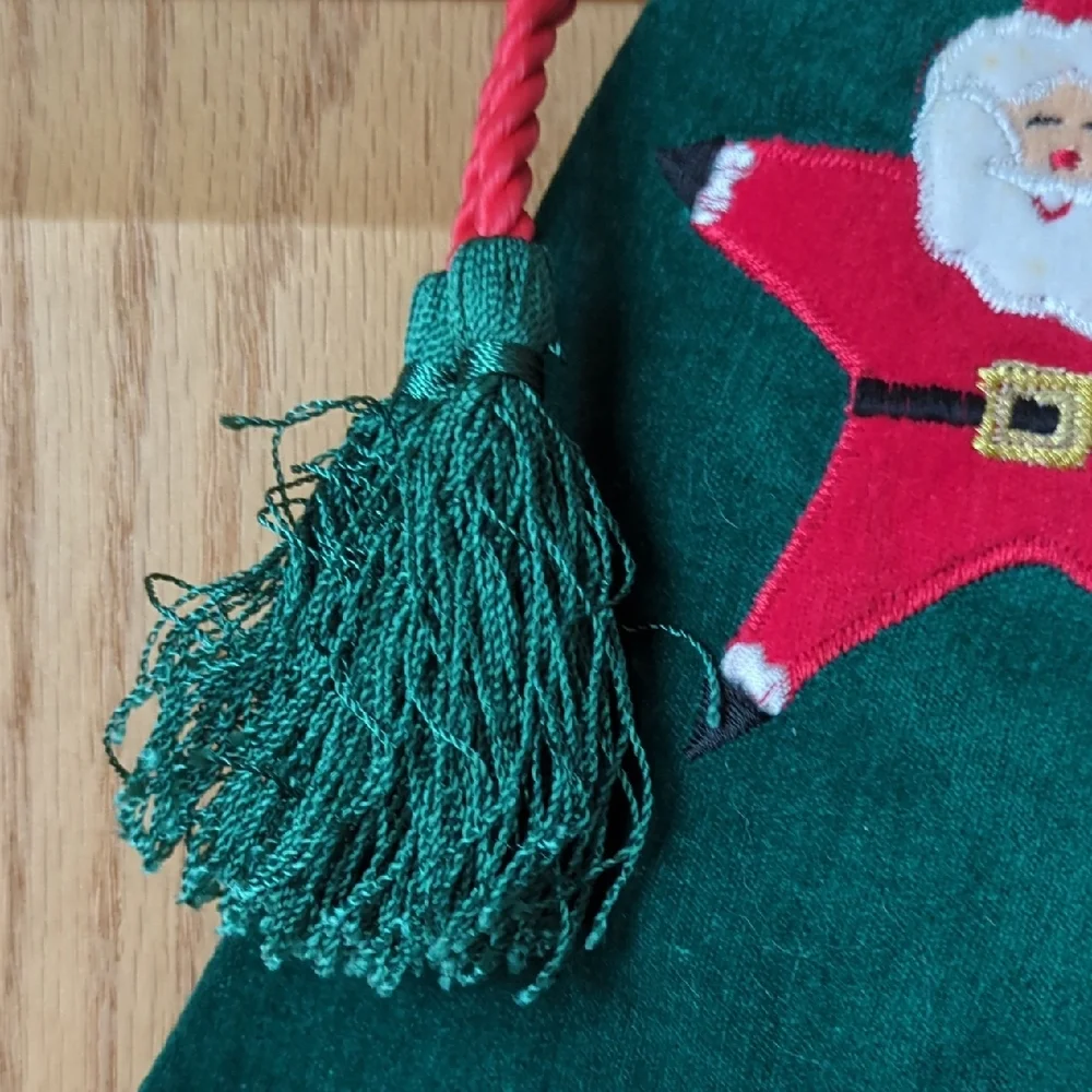 Target Red and Green Holiday Stockings Set Of 2 Santa & Snowmen